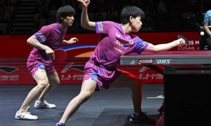 世乒赛：篠塚大登/户上隼辅3-2 日本时隔64年男双再夺冠
